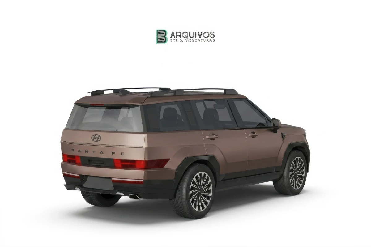 Modelo 3D STL - Hyundai Santa Fe 2024 — foto 2